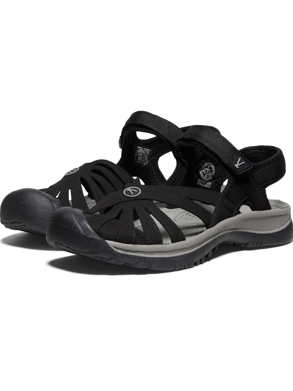 Keen Black and Gray Women's Closed-Toe Sport Sandals